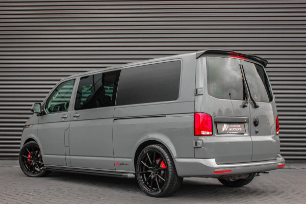 Volkswagen Transporter 2.0 TDI L2H1 150PK BULLI PURE GREY / JB- EDITION / 2X SCHUIFDEUR / VERLAGINGSVEREN / DUBBEL CABINE / FULL