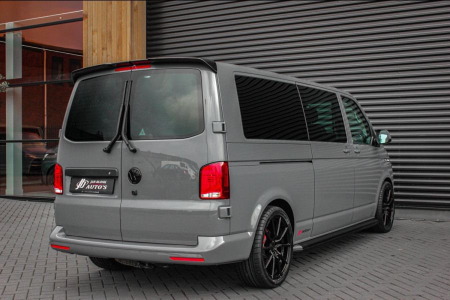 Volkswagen Transporter 2.0 TDI L2H1 150PK BULLI PURE GREY / JB- EDITION / 2X SCHUIFDEUR / VERLAGINGSVEREN / DUBBEL CABINE / FULL