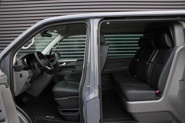 Volkswagen Transporter 2.0 TDI L2H1 150PK BULLI PURE GREY / JB- EDITION / 2X SCHUIFDEUR / VERLAGINGSVEREN / DUBBEL CABINE / FULL