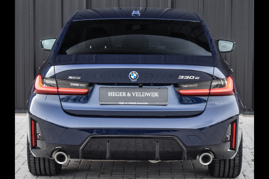 BMW 3-serie 330e xDRIVE | M-SPORT | TREKHAAK | SPORTSTOELEN | ACTIVE CRUISE CONTROL | CAMERA | LEDEREN BEKLEDING | DAB+ | HIFI SOUND | SHADO