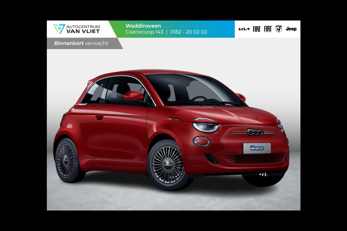 Fiat 500E Urban 42 kWh | Clima | Cruise | Apple Carplay | Camera | Stoelverwarming | 16"