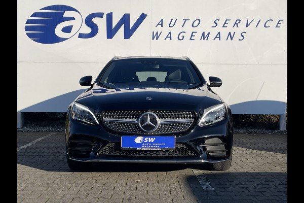 Mercedes-Benz C-Klasse Estate 300 e Business Solution AMG | Trekhaak | Leder | ACC | HUD | MultiBeam LED | Keyless | 18 inch