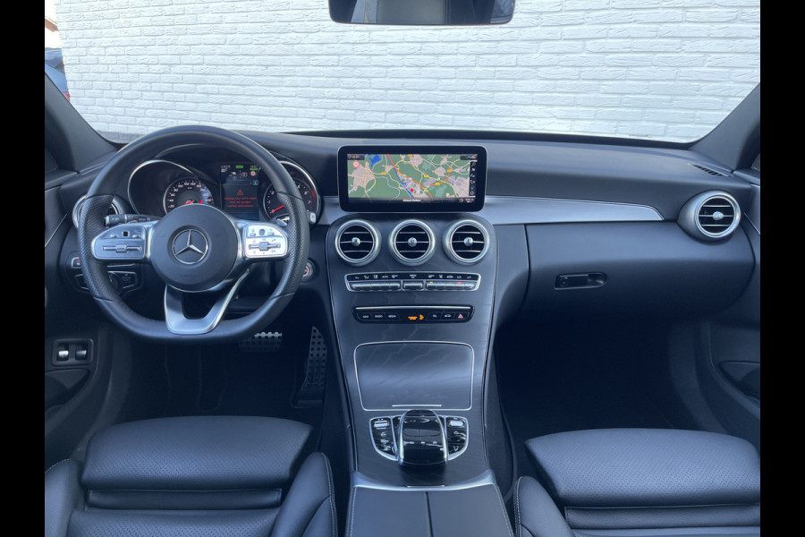 Mercedes-Benz C-Klasse Estate 300 e Business Solution AMG | Trekhaak | Leder | ACC | HUD | MultiBeam LED | Keyless | 18 inch