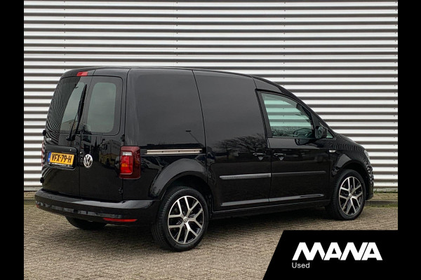 Volkswagen Caddy 2.0TDI L1H1 102pk Automaat LED Airco ACC Sensoren CarPlay Navi Armsteun Leder LMV Verwarmde-Spiegel/Voorruit 12V