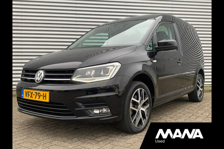 Volkswagen Caddy 2.0TDI L1H1 102pk Automaat LED Airco ACC Sensoren CarPlay Navi Armsteun Leder LMV Verwarmde-Spiegel/Voorruit 12V