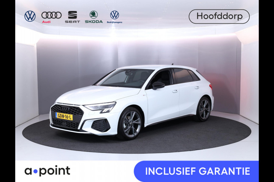 Audi A3 Sportback 35 TFSI S edition 150 pk S-tronic | Private lease vanaf € 599,- pm | Verlengde garantie | Navigatie | Parkeersensoren achter| Adaptieve cruise control | Full-LED koplampen |