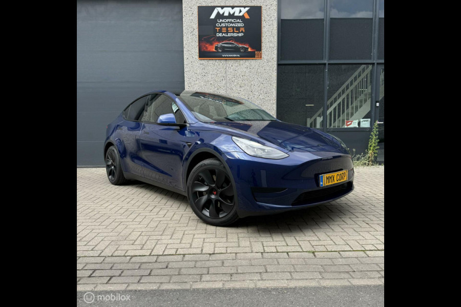 Tesla Model Y Long Range RWD BLAUW MiG MMX PACK TREKHAAK