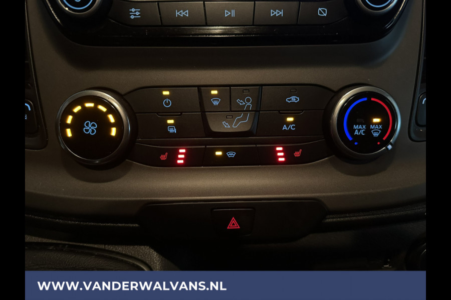 Ford Transit Custom 2.0 TDCI 131pk L1H1 Euro6 Airco | Camera | LED | Cruisecontrol | Apple Carplay Android Auto, 2500kg Trekhaak, Parkeersensoren, Stoelverwarming, Verwarmde voorruit, Bijrijdersbank