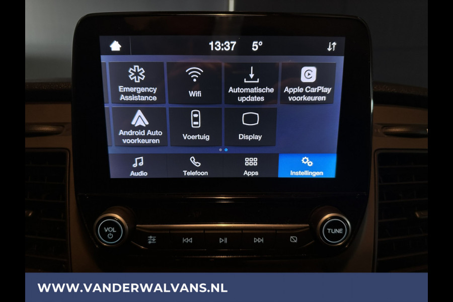 Ford Transit Custom 2.0 TDCI 131pk L1H1 Euro6 Airco | Camera | LED | Cruisecontrol | Apple Carplay Android Auto, 2500kg Trekhaak, Parkeersensoren, Stoelverwarming, Verwarmde voorruit, Bijrijdersbank