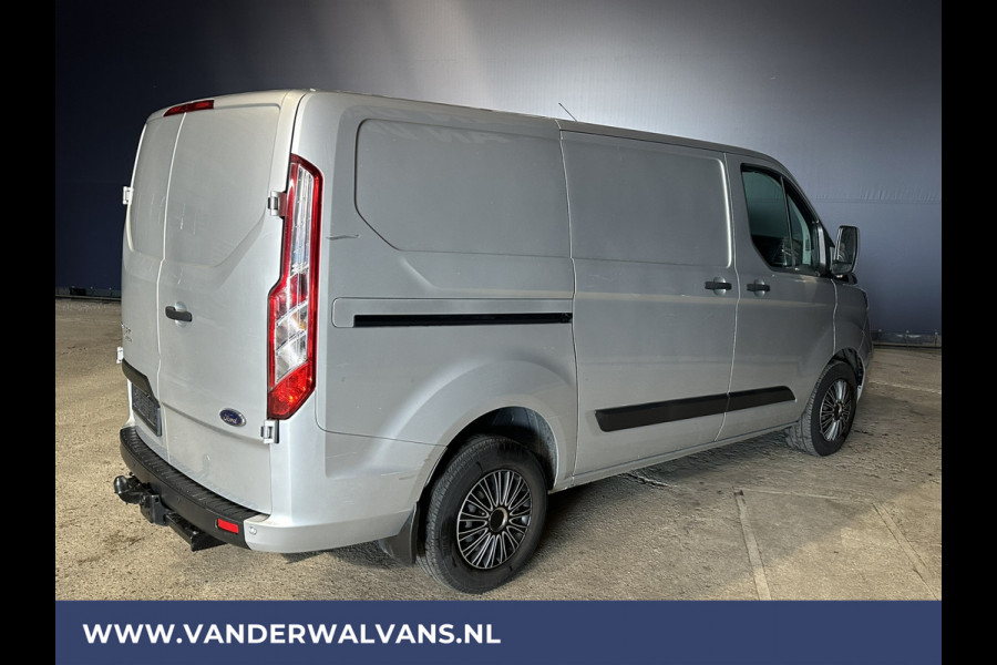 Ford Transit Custom 2.0 TDCI 131pk L1H1 Euro6 Airco | Camera | LED | Cruisecontrol | Apple Carplay Android Auto, 2500kg Trekhaak, Parkeersensoren, Stoelverwarming, Verwarmde voorruit, Bijrijdersbank