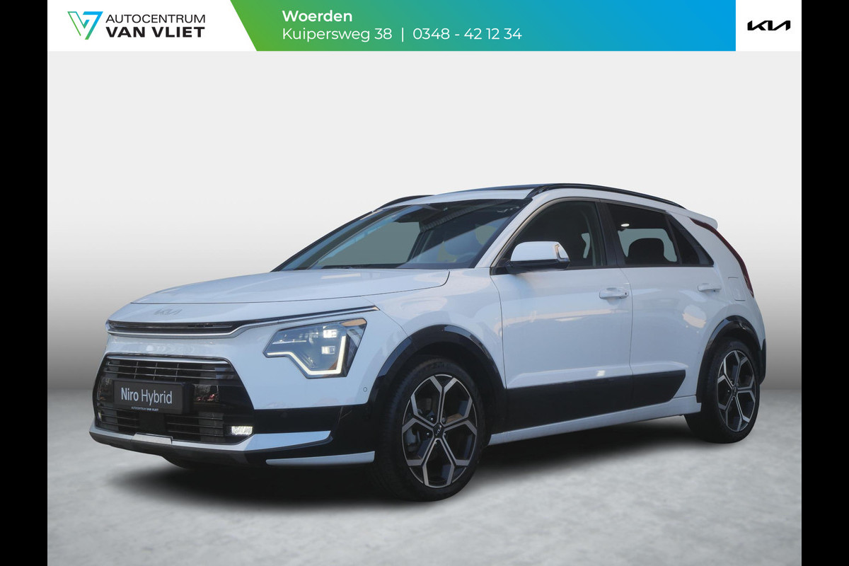 Kia Niro 1.6 GDi Hybrid ExecutiveLine | Schuif-/kanteldak | Stoel-/stuurverwarming | Harman Kardon | 18'' lichtmetaal | Draadloos opladen smartphone