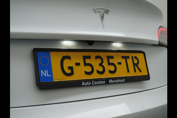 Tesla Model 3 SR+60kWh 326PK AutoPilot FSD-v.b Leer PanoDak Adaptive cruise Premium-Luidsprekers Telefoon-Sleutel 18" Camera's Elektr.-Stuur+S Ecc Navigatiesysteem full map LED-a+v Comfortstoel(en) ACC Dual-ECC DAB Voorverwarmen interieur via App Keyless via Telefoonsleutel One-Pedal-Drive Orig. nlse auto