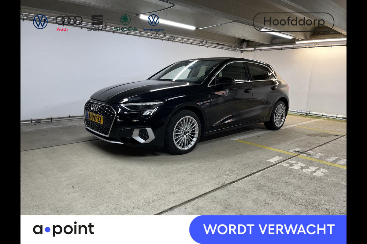 Audi A3 Sportback 30 TFSI Business edition 110 pk S-tronic | Navigatie | Parkeersensoren achter | Cruise control | Autom. airco | Stoelverwarming | Full-LED koplampen |