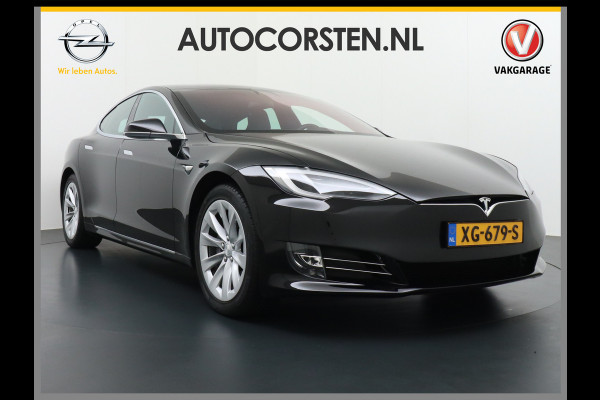 Tesla Model S 75D 476pk AWD Luchtvering Performance Enhanced AutoPilot Navi Panorama-Dak Camera Adaptive-Led Premium Conncetivity Elektr.-1/2- 19"LM 4WD Schuifkanteldak Wi-Fi.Vb. App AEB ASR Rijstrookhulp Bordherkenning ACC ESP DodehoekDetector  Mistlampen Verwarmde-Sproeiers Performance Pakket (panoramadak autopilot) 92.000 nieuw