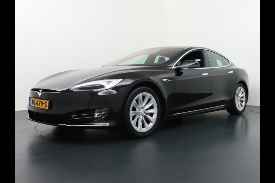 Tesla Model S 75D 476pk AWD Luchtvering Performance Enhanced AutoPilot Navi Panorama-Dak Camera Adaptive-Led Premium Conncetivity Elektr.-1/2- 19"LM 4WD Schuifkanteldak Wi-Fi.Vb. App AEB ASR Rijstrookhulp Bordherkenning ACC ESP DodehoekDetector  Mistlampen Verwarmde-Sproeiers Performance Pakket (panoramadak autopilot) 92.000 nieuw