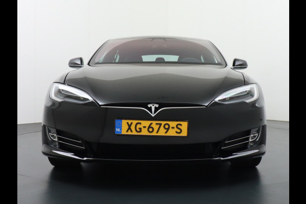 Tesla Model S 75D 476pk AWD Luchtvering Performance Enhanced AutoPilot Navi Panorama-Dak Camera Adaptive-Led Premium Conncetivity Elektr.-1/2- 19"LM 4WD Schuifkanteldak Wi-Fi.Vb. App AEB ASR Rijstrookhulp Bordherkenning ACC ESP DodehoekDetector  Mistlampen Verwarmde-Sproeiers Performance Pakket (panoramadak autopilot) 92.000 nieuw