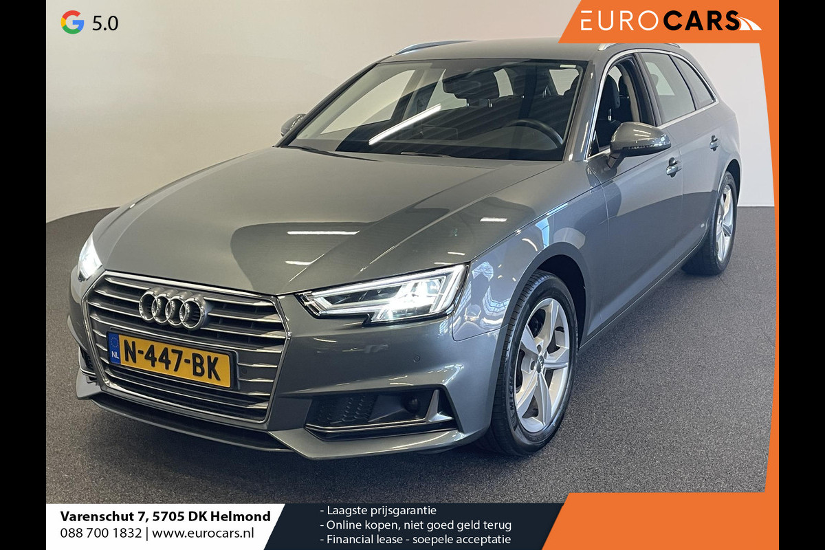 Audi A4 Avant 40 TFSI 190pk S-Tronic Sport hybride Climate Control Elektrisch bedienbare achterklep Cruise Control Adaptive Stoelverwarming Interieur-pakket S line Competition Led #