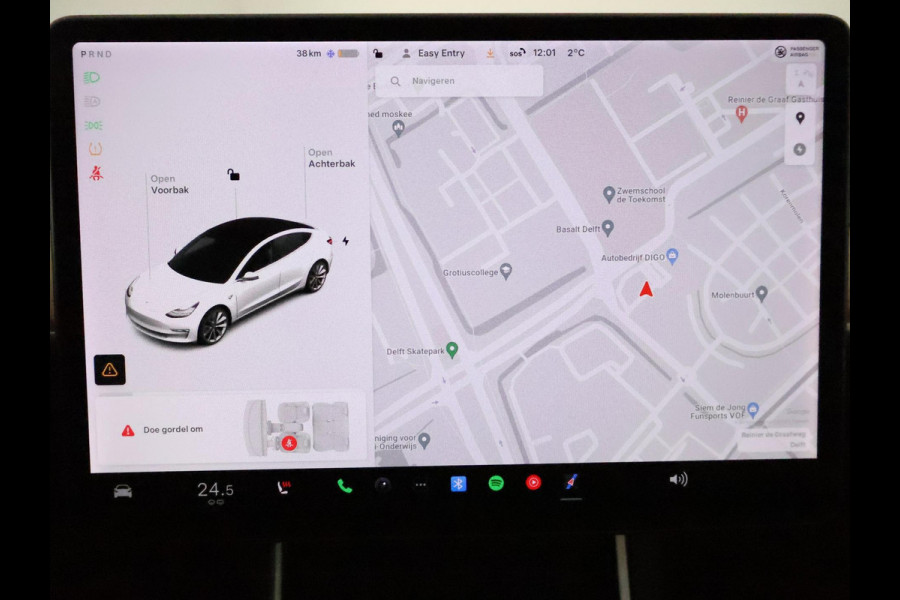 Tesla Model 3 RWD PLUS 238PK ACCUTEST 85 % !! WLTP 358KM BLACKLINE .BIJNA 2020.PANODAK SLECHTS 97.000 KM !! GARANTIE TOT 2 JAAR!