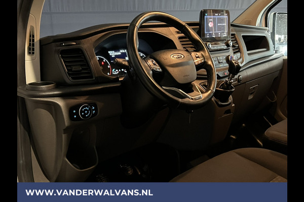 Ford Transit Custom 2.0 TDCI L2H1 Euro6 Airco | Camera | LED | Cruisecontrol | Android Auto | parkeersensoren, verwarmde voorruit, bijrijdersbank, 2800kg trekvermogen