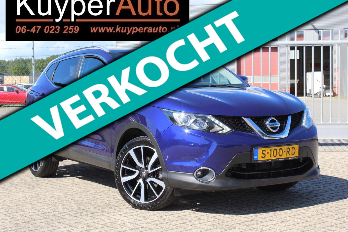 Nissan QASHQAI 1.2 Tekna automaat leder keyless camera's rondom panoramadak etc