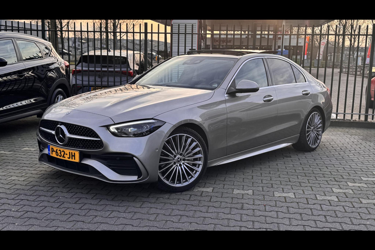 Mercedes-Benz C-Klasse 300 AMG Line NAP|1e Eig|Dealer Garantie|Pano|Memory|Head-up|360|Burmester