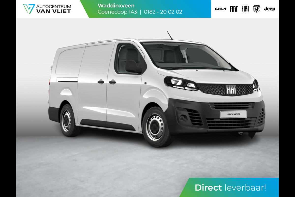 Fiat Scudo 2.0 Diesel 145pk L3 | Uit voorraad leverbaar | Navi | LED | Camera | Apple Carplay | 3-Zits | Trekhaak afn.