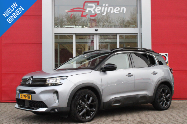 Citroën C5 Aircross 1.2 136PK AUTOMAAT Hybrid ë-SERIES | ELEKTRISCH BEDIENBARE BESTUURDERSSTOEL | APPLE CARPLAY/ANDROID AUTO | NAVIGATIE | FULL LED KOPLAMPEN | CLIMATE CONTROL | DAB+ RADIO | 19" LICHTMETALEN VELGEN | KEYLESS ENTRY/START | DODEHOEK DETECTIE | ADAPTIVE CRUISE CONTROL | STOEL VERWARMING | ACHTERUITRIJ CAMERA | PARKEERSENSOREN VOOR EN ACHTER |