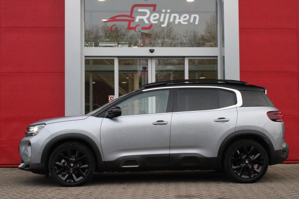 Citroën C5 Aircross 1.2 136PK AUTOMAAT Hybrid ë-SERIES | ELEKTRISCH BEDIENBARE BESTUURDERSSTOEL | APPLE CARPLAY/ANDROID AUTO | NAVIGATIE | FULL LED KOPLAMPEN | CLIMATE CONTROL | DAB+ RADIO | 19" LICHTMETALEN VELGEN | KEYLESS ENTRY/START | DODEHOEK DETECTIE | ADAPTIVE CRUISE CONTROL | STOEL VERWARMING | ACHTERUITRIJ CAMERA | PARKEERSENSOREN VOOR EN ACHTER |