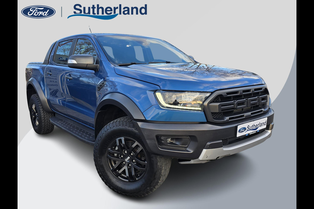 Ford Ranger 2.0 EcoBlue Raptor SCI | 213pk | Rollertop | Treeplanken | Stoelverwarming | Climate Control | Navigatie |