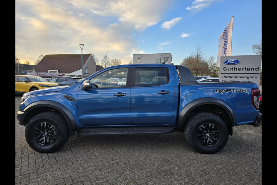 Ford Ranger 2.0 EcoBlue Raptor SCI | 213pk | Rollertop | Treeplanken | Stoelverwarming | Climate Control | Navigatie |