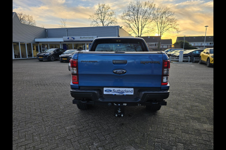 Ford Ranger 2.0 EcoBlue Raptor SCI | 213pk | Rollertop | Treeplanken | Stoelverwarming | Climate Control | Navigatie |