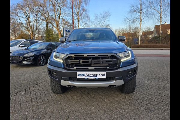 Ford Ranger 2.0 EcoBlue Raptor SCI | 213pk | Rollertop | Treeplanken | Stoelverwarming | Climate Control | Navigatie |