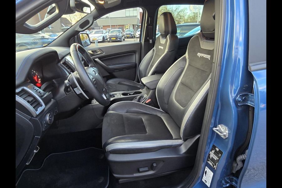 Ford Ranger 2.0 EcoBlue Raptor SCI | 213pk | Rollertop | Treeplanken | Stoelverwarming | Climate Control | Navigatie |