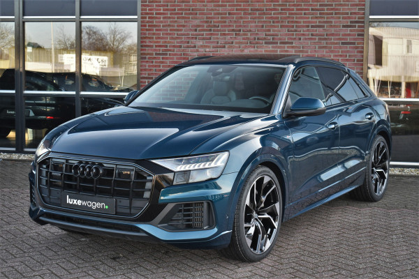 Audi Q8 55 TFSI e quattro S-Line S-zetels Pano 23inch Trekh B&O ACC Softclose