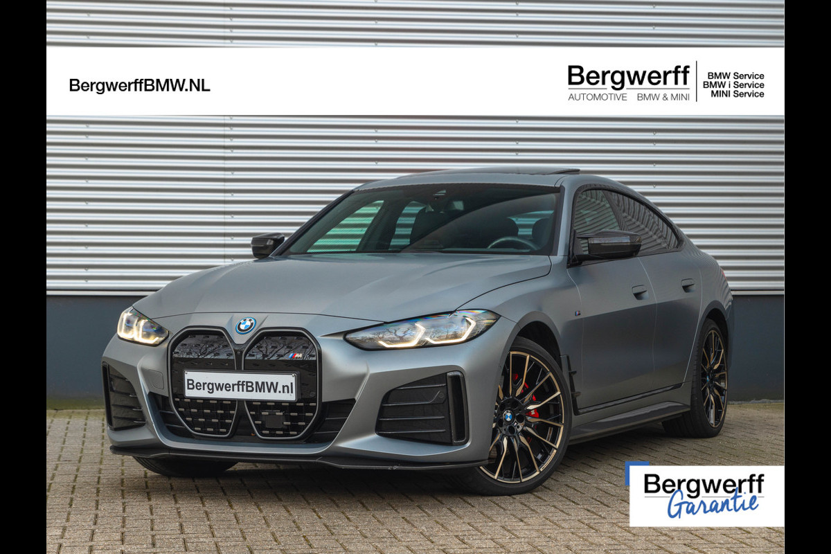 BMW i4 M50 M-Sport Pro - Schuifdak - M-Sportzetels - ACC - Trekhaak - Harman Kardon