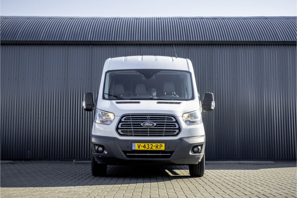 Ford Transit 2.0 TDCI L3H2 | Euro 6 | 131 PK | 6-Persoons | Topconditie | Camera | Cruise | Airco | PDC | DC