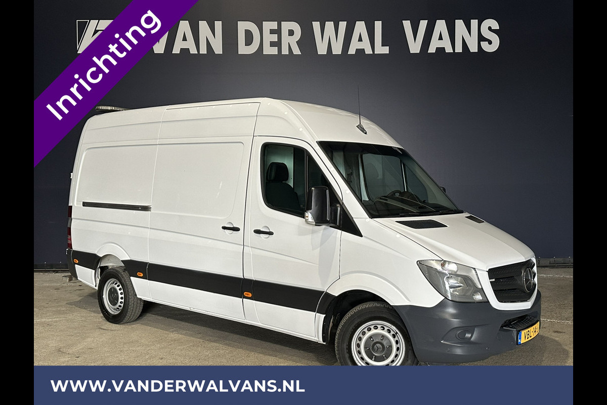 Mercedes-Benz Sprinter 316 CDI 164pk L2H2 inrichting Euro6 Airco | 2800kg trekhaak | Cruisecontrol Parkeersensoren