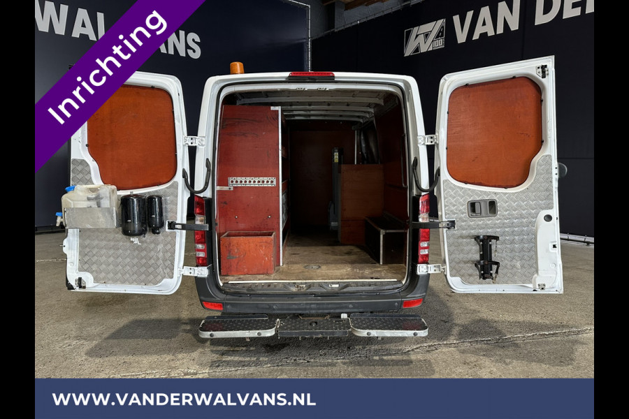 Mercedes-Benz Sprinter 316 CDI 164pk L2H1 inrichting Euro6 Airco | 2800kg trekhaak | Omvormer | Cruisecontrol, Parkeersensoren, Chauffeursstoel