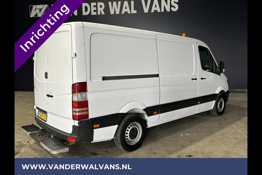 Mercedes-Benz Sprinter 316 CDI 164pk L2H1 inrichting Euro6 Airco | 2800kg trekhaak | Omvormer | Cruisecontrol, Parkeersensoren, Chauffeursstoel