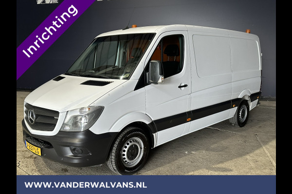 Mercedes-Benz Sprinter 316 CDI 164pk L2H1 inrichting Euro6 Airco | 2800kg trekhaak | Omvormer | Cruisecontrol, Parkeersensoren, Chauffeursstoel