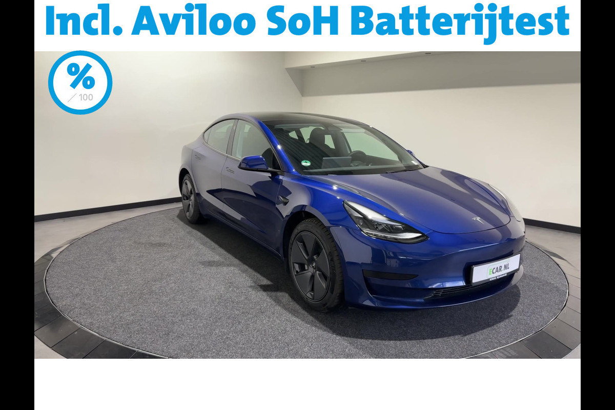 Tesla Model 3 Standard RWD Plus 60 kWh | Panoramadak | Lichtmetalen velgen Soh (batterijtest ) 91,31% score