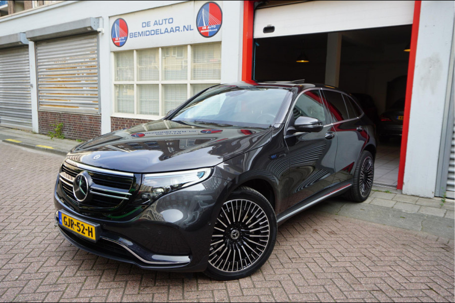 Mercedes-Benz EQC 400 4MATIC AMG Premium Plus Massage BURMESTER Pano HUD 360 Panoramadak Apple Carplay Sfeerverlichting Junge Sterne garantie 8/2029 BTW auto 80 kWh