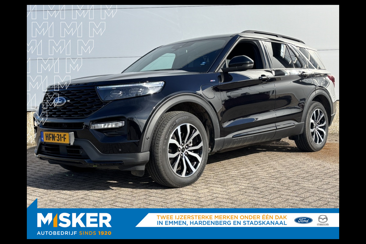 Ford Explorer 3.0 V6 EB PHEV ST-Line TREKHAAK! 7 ZITS! LEDER! VOL!