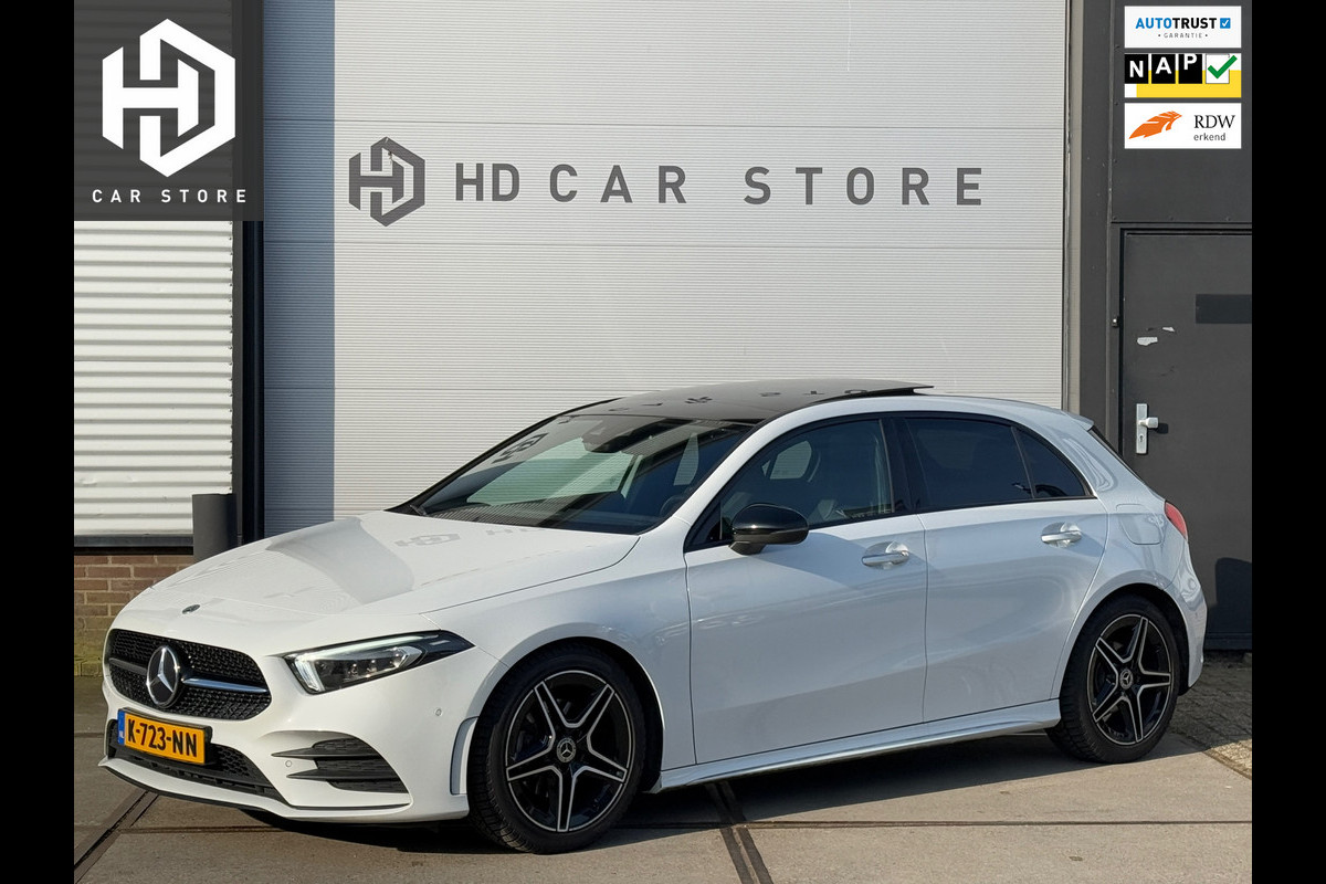 Mercedes-Benz A-Klasse 180 AMG NIGHT Edition Pano Memory Sfeer Dealer Onderhouden