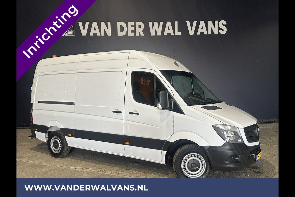 Mercedes-Benz Sprinter 316 CDI 164pk L2H2 inrichting Euro6 Airco | 2800kg trekhaak | Cruisecontrol Chauffeursstoel, Parkeersensoren