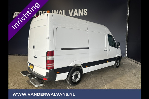 Mercedes-Benz Sprinter 316 CDI 164pk L2H2 inrichting Euro6 Airco | 2800kg trekhaak | Cruisecontrol Chauffeursstoel, Parkeersensoren