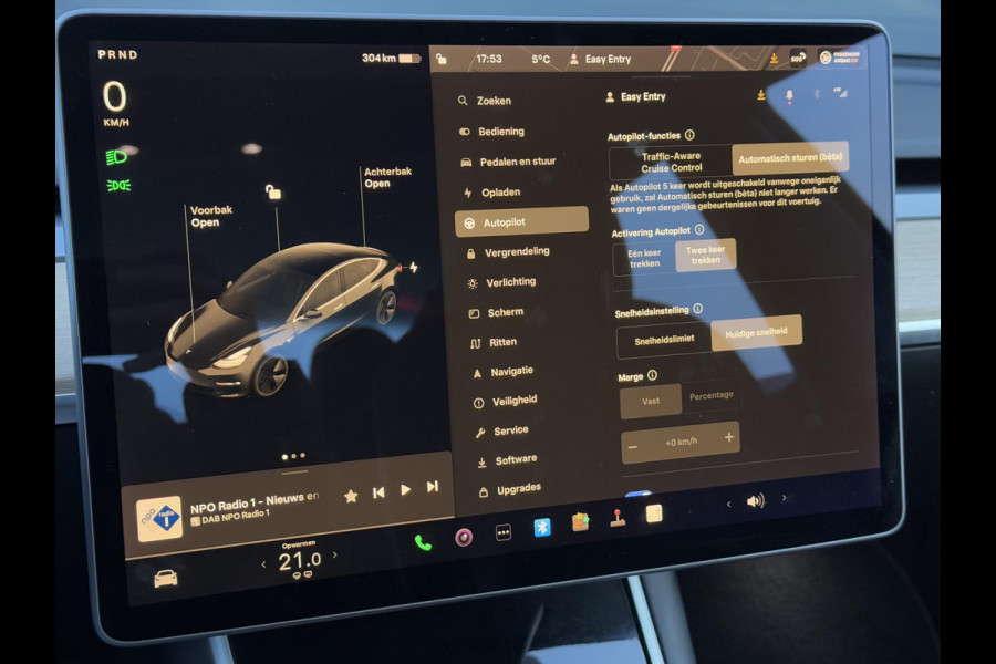 Tesla Model 3 Long Range RWD 75 kWh 1e Eigenaar,Autopilot,Panodak,Leder,Camera,Adaptive Cruise,Lmv,NL Auto,N.A.P,APK tot 12-2025