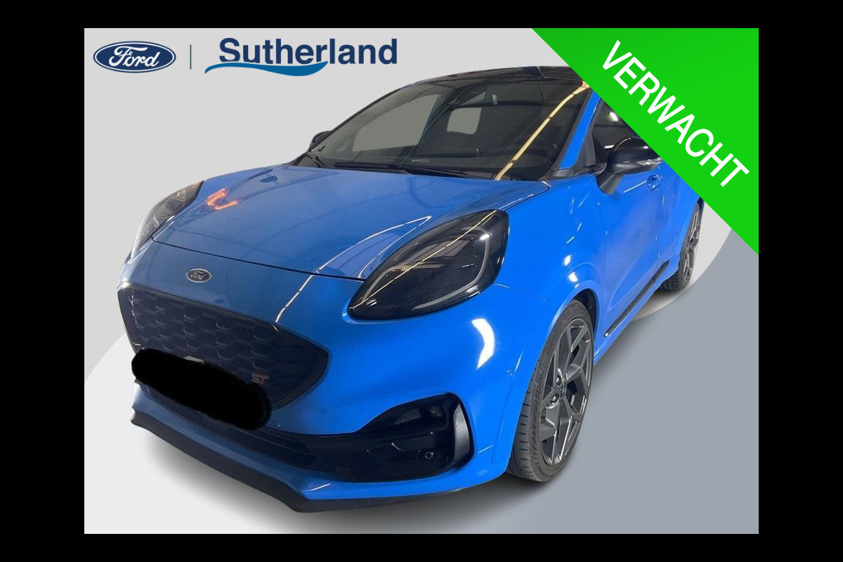 Ford Puma 1.0 EcoBoost Hybrid ST-X 170pk Automaat | Unieke kleur "Azura Blue" | Panoramadak | Winter Pack | AGR-stoelen | Bang&Olufsen | Camera