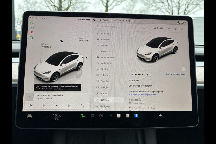 Tesla Model Y RWD 58 kWh TOP STAAT - FABRIEKSGARANTIE TOT 6-2027 - ALL SEASON BANDEN