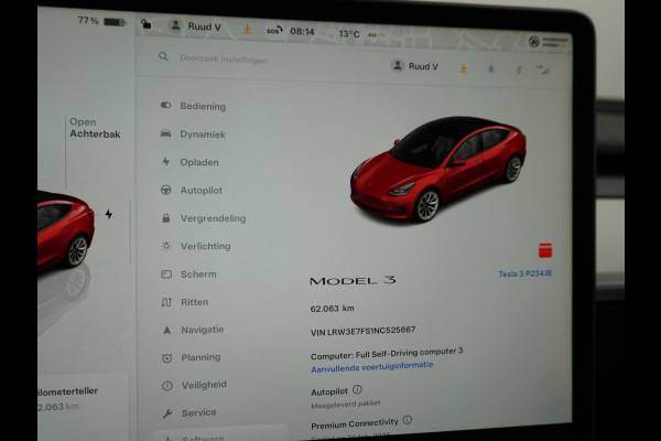 Tesla Model 3 Standard RWD Plus 60 kWh FABRIEKGARANTIE VOLLEDIG